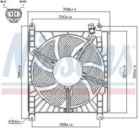 Ventilator, condensator airconditioning 85415 - thumbnail