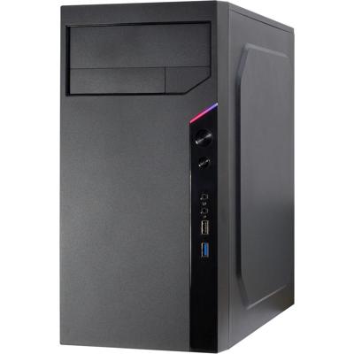 Inter-Tech it-6505 reto mini tower behuizing (zwart | 2x usb-a)