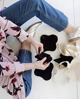 Inlegkruisjes wasbaar zonder sluiting zwart 3 Stuks - thumbnail