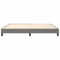 Bedframe zonder matras stof donkergrijs 200x200 cm - thumbnail