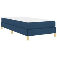 Boxspring bed Blauw en Bruin 80 x 200 cm - thumbnail