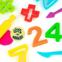 Modelleerklei Milan Soft Dough Lots of Numvers Multicolour - thumbnail