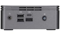 Gigabyte GB-BRI3H-10110 PC/workstation barebone i3-10110U 2,1 GHz Zwart - thumbnail