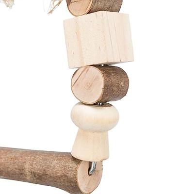 TRIXIE BOOGSCHOMMEL MET BONTE BLOKJES HOUT 13X19 CM 3 ST