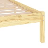 Bedframe massief hout 75x190 cm - thumbnail