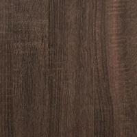 Monitorstandaard met opbergruimte 100x27x15 cm hout bruin eiken - thumbnail