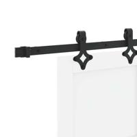 Schuifdeur met Hardware Set 'ORKDAL'van Witte Massief Hout - thumbnail