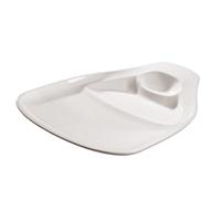 Villeroy & Boch BBQ Passion Steakbord, porselein, wit, 30 x 29 cm, groot - thumbnail