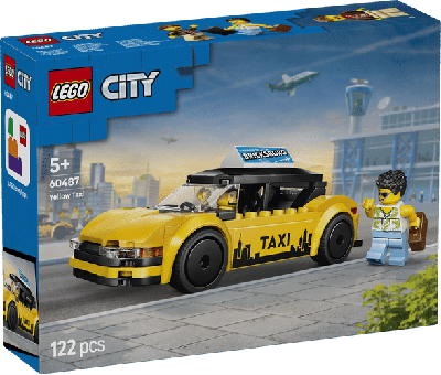 LEGO® City 60487 gele taxi LEGO® City 60487 gele taxi