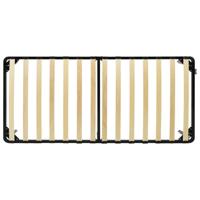 Bedframe metaal zwart 90x200 cm - thumbnail