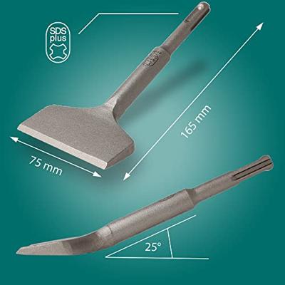 Heller 16811 3 Platte beitel 75 mm Gezamenlijke lengte 165 mm SDS-Plus 1 stuk(s)