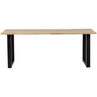 WOOOD Eettafel 'Tablo' met U-poot, 200 x 90cm - thumbnail