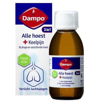 Dampo Alle Hoest + Keelpijn Siroop Dampo Alle Hoest + Keelpijn Siroop