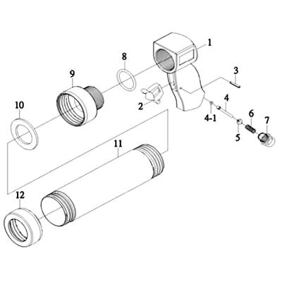 Beta Pneumatische kitspuit 1947 - 019470001 Beta Pneumatische kitspuit 1947 - 019470001