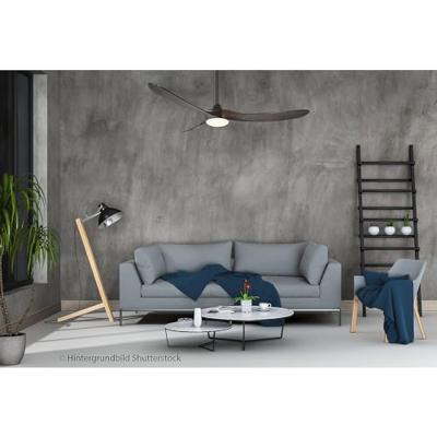 CasaFan ECO GENUINO-L 152 MS-NB Plafondventilator 16.5 W (Ø x h) 1520 mm x 340 mm Zwart (mat) Met afstandsbediening, Met wintermodus CasaFan ECO GENUINO-L 152 MS-NB Plafondventilator 16.5 W (Ø x h) 1520 mm x 340 mm Zwart (mat) Met afstandsbediening, Met wintermodus