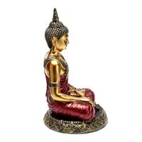 Rood & Goud Thaise Boeddha Contemplatie - thumbnail