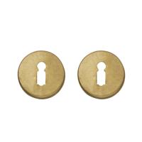 Intersteel Sleutelrozetten rond messing getrommeld - thumbnail