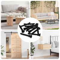 Socket cap head schroef 3072 pcs Zwart 10 x 40 mm IJzer - thumbnail