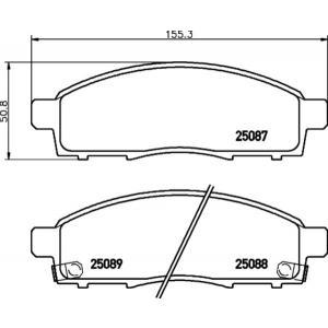 Remblokken set P56102