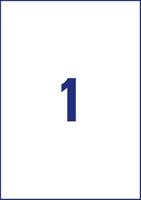 Avery-Zweckform L4735REV-25 Universele etiketten 210 x 297 mm Papier Wit 30 stuk(s) Weer verwijderbaar Inkjet, Laser (zwart/wit), Laser (kleur), Kopiëren - thumbnail