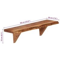 VidaXL Wandschappen 2 st 60x20x18 cm massief acaciahout - thumbnail