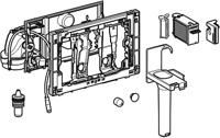 Geberit Module Geurzuivering Duofresh Met Toiletstickhouder Oriëntatielicht Automatische Activering UP320 Antracietgrijs - thumbnail