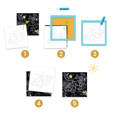 Creatieve picotageset DJECO zwart