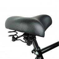 Dresco fietszadel Basic 21 x 27 cm synthetisch/foam zwart - thumbnail