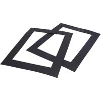 Creativ Company Passepartouts, a4, afm 28,5x37 cm, 500 gr, zwart, 100 stuk/ 1 doos - thumbnail