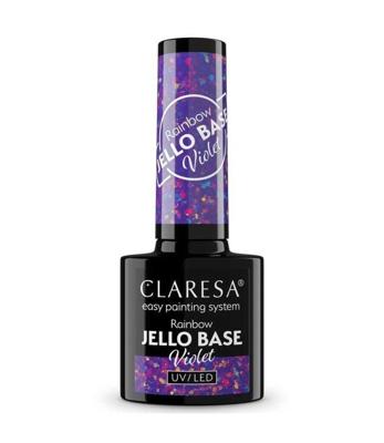 Claresa rainbow jello base coat violet 5ml