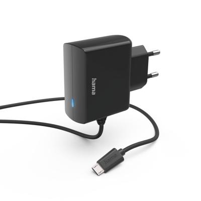 Hama Oplader Met Micro-USB-aansluiting 6 W 1,0 M Zwart Hama Oplader Met Micro-USB-aansluiting 6 W 1,0 M Zwart