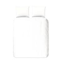 Good Morning Dekbedovertrek "uni dessin" - Wit - (140x200/220 cm) - Katoen - thumbnail