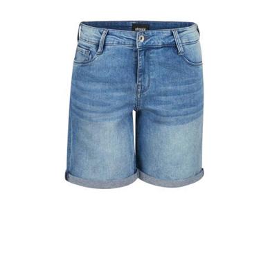 Eksept by Shoeby skinny jeans short Loes blauw