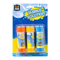 Grafix bellenblaas 3x 60ml op kaart - thumbnail