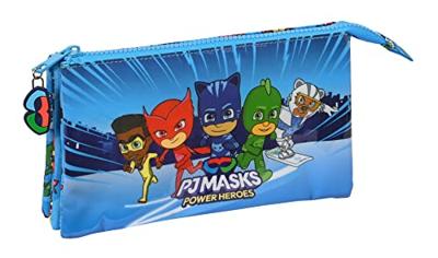 Pennenetui met 3 vakken PJ Masks Blauw 22 x 12 x 3 cm Pennenetui met 3 vakken PJ Masks Blauw 22 x 12 x 3 cm