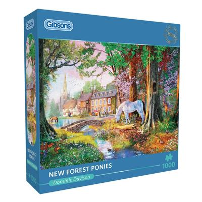 New Forest Ponies Puzzel 1000 Stukjes New Forest Ponies Puzzel 1000 Stukjes