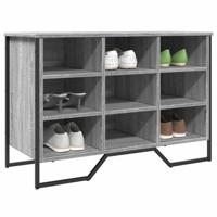 VidaXL Schoenenkast 90x38x61,5 cm bewerkt hout grijs sonoma eikenkleur - thumbnail