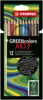 Kleurpotlood stabilo 6019 greencolors arty 12st | 6 stuks - thumbnail