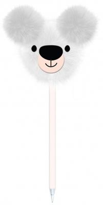 Blueprint Collections balpen Happy Zoo Bear Family ijsbeer wit