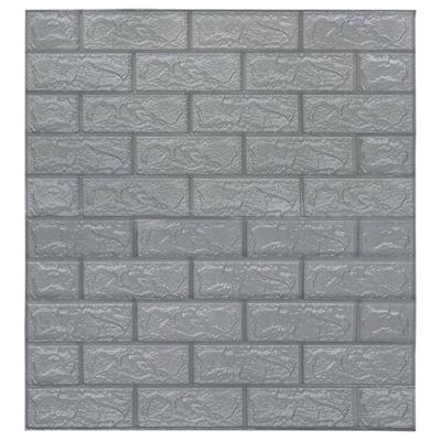 VidaXL 3d-behang zelfklevend 20 st bakstenen antracietkleurig