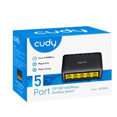 Cudy 5-port gigabit desktop switch (zwart)
