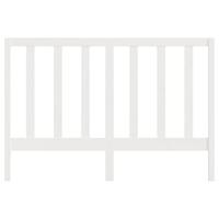 Hoofdbord 146x4x100 cm massief grenenhout wit - thumbnail