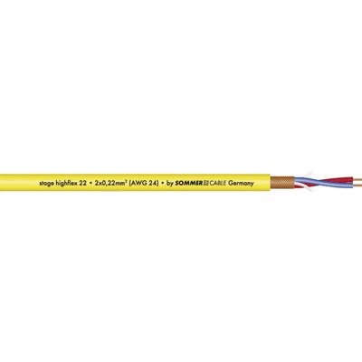Sommer Cable 200-0007 Microfoonkabel 2 x 0.22 mm² Geel per meter Sommer Cable 200-0007 Microfoonkabel 2 x 0.22 mm² Geel per meter