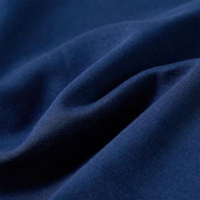 Kindertrui bloemenprint 128 marineblauw