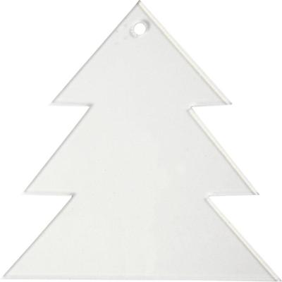 Creativ Company Acryl hangers, kerstboom, h: 8 cm, dikte 2 mm, 5 stuk/ 1 doos