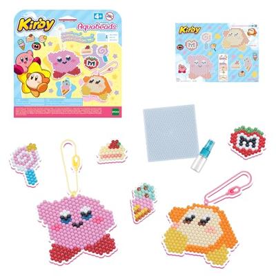 Sleutelhangerset - AQUABEADS - Kirby - Diverse gekleurde kralen - Geschikt voor kinderen vanaf 4 jaar