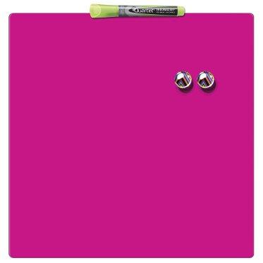 Whiteboard Nobo tegel 36x36cm roze magnetisch Whiteboard Nobo tegel 36x36cm roze magnetisch