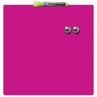 Whiteboard Nobo tegel 36x36cm roze magnetisch - thumbnail