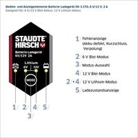 Staudte-Hirsch SH-3.170 331700 Oplader 6 V, 12 V 2 A 2 A - thumbnail