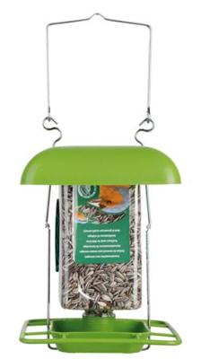 Voederschaal met dakje voor fles / Esschert Design